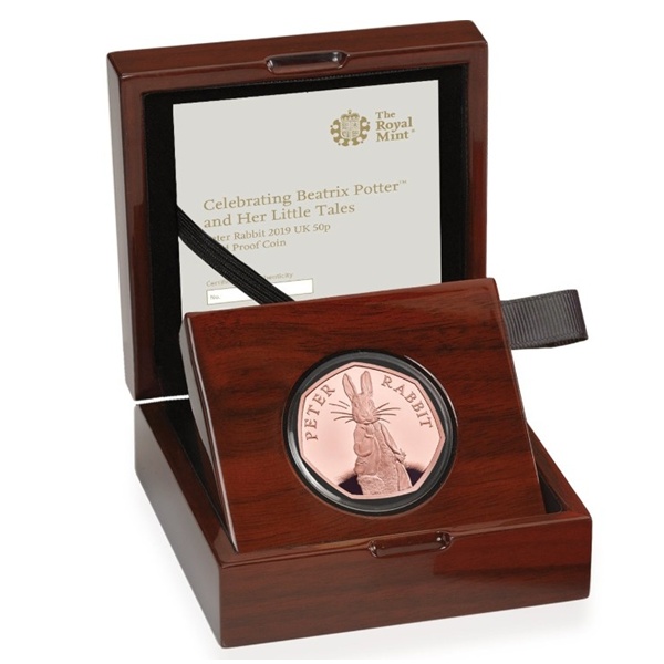 2019 Gold Proof 50p - Peter Rabbit 2019 Gold Proof 50p - Peter Rabbit